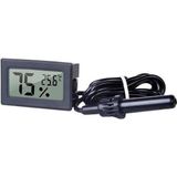 Teknoartshop Mini Dijital Termometre Problu Su Geçirmez Derece -50°C ila 110°C Ölçüm Aralığı ile Kullanım Kolaylığı - Standart