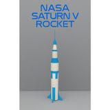 Teknoartshop Saturn V Model Kit Card - Eğitici Deney Seti