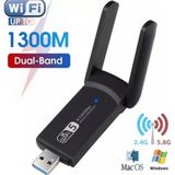 Teknobab AC1300 Mbps Dual Band USB 3.0 Adaptör Kablosuz Wifi Alıcı