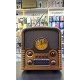 TeknoBeyza Everton RT-743 Retro Tasarım Nostaljik Radyo - Bluetooth, USB/TF Kart, MP3 Çalar, Analog Saatli (Büyük Boy)