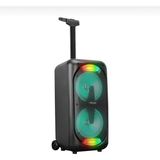 TeknoBeyza Mikado Kablosuz Mikrofonlu ve Uzaktan Kumandalı, Bluetooth/usb/tf Kart Destekli Işıklı Tekerlekli Taşınabilir Parti Hoparlörü