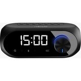 TeknoBeyza Mikado MD-24BT Bluetooth Hoparlörlü Rgb Işıklı Dijital Masa Saati ve Alarm - Siyah