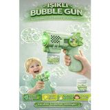 TeknoBeyza Otomatik Baloncuk Tabancası 6 Ağızlı – Işıklı & Sesli Bubble Gun Oyuncak (3+ Yaş) - Yeşil