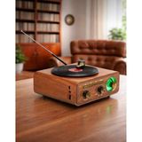 TeknoBeyza Retro Nostaljik Pikap Görünümlü Bluetooth Hoparlör | Fm Radyo | Usb/tf Kart | Ahşap Tasarım Dekoratif Müzik Kutusu