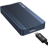 Teknobiyotik TBU405AIR Thunderbolt 4 40Gbps, Intel JHL7440 Chipset, Max. 8TB M.2 NVMe 2230/2280 Uyumlu, Tak Çalıştır, Alüminyum Alaşım, Type-C Disk Kutusu (Sadece Thunderbolt3/4 ve USB 4.0 Uyumludur)