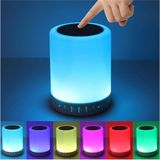 Teknoblog Touch Lamp Oda Lambası Portable Speakser CL-671 Renkli Gece Lambası & Bluetooth Hoparlör