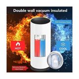Teknocan 1 Paket Süblimasyon Bardakları 20OZ Sıska Paslanmaz Çelik Çift Duvar Yalıtımlı Düz Bardak Kapaklı ve Pipetli Toplu Bardak, Shrink Wrap, Kauçuk Taban, Shrink Wrap, Isı Transferi Için Ayrı Kutulu - Option-1 - 0 - Siyah
