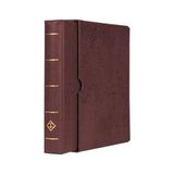 Teknocan Marketing Leuchtturm Varıo F Dar Kasetli Klasör (255X325X60MM) (Kağıt Para, Pul, Zarf ve Efemera Koleksiyonlarınız Için Idealdir), Kahverengi Kapak