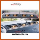 Teknocity Renault Duster 2024 + Uyumlu Moon Visör Tavan Kebi Turuncu Süper LED Off-Road Aksesuarı