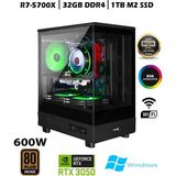 Teknocity TC93 Ryzen 7 5700X 32GB Ram 1tb M.2 Nvme SSD RTX3050 Gddr6 Masaüstü Bilgisayar Hazır Sistemı
