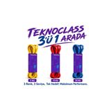 TeknoClass 5-15-35 KG Direnç Bandı 3lü Set Kas Geliştirme Lastiği Fitness Pilates Cross Training Bant Hafif Orta Ve Sert