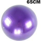 TeknoClass 65 cm Mor Pilates Topu Fitilli + Pompa Seti Denge Egzersiz İçin Setli Kullanım