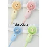 TeknoClass Fan Soğutucu Mini Vantilatör Güçlü Serinletici Taşınabilir Şarjlı Sessiz Mini Fan