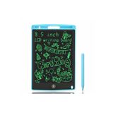 TeknoClass Lcd 8.5 Inç Dijital Kalemli Çizim Yazı Tahtası Not Yazma Eğitim Tableti Writing Tablet Mavi