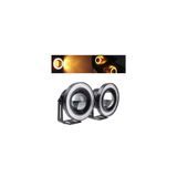 TEKNOCLUB Universal Mercekli Turuncu Led Angel Sis Farı 76mm