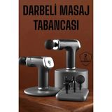 Teknodayım 4 Başlıklı Darbeli Şarjlı Masaj Aleti Tabancası Kablosuz - Renkli