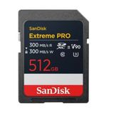 Teknodayım 512GB SANDISK EXTREME PRO SDXC UHSII V90 SDSDXDM-512G-GN4IN