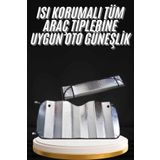 teknodayım Araç Güneşlik Koruyucu Cam Güneşliği Otomobil Güneşlikleri Katlanabilir