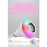 teknodayım Bluetooth Hoparlör Akıllı Rgb Led Işık Renk Değiştirme Ses Bombası Ampül Görünümlü