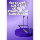 Teknodayım Boyun Bantlı Kablolu Yüksek Ses Kaliteli Bluetooth Kulaklık Uzun Pil Ömrü - --