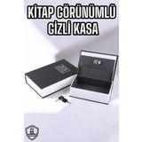 teknodayım Büyük Boy Anahtarlı Kitap Görünümlü Gizli Kasa Çelik Kasa Altın Kasası