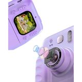 Teknodayım Ekranlı Çocuk Fotoğraf Makinesi Video Kayıt Baskı Kağıdı Kalem Hediyeli - 1BW-Beyaz