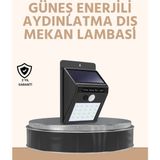 Teknodayım Enerji Tasarruflu ve Otomatik Sensörlü LED Güneş Işığı – Dış Mekan Uyumlu - 0 - Siyah