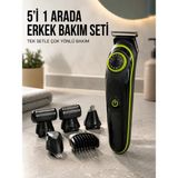 Teknodayım Erkek Kişisel Bakım Seti Çok Amaçlı Sakal Vücut Burun Kulak Tıraş Makinesi