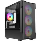 Teknodayım FAZEON F1 650W 80+ BRONZE Mesh 4x120mm Rainbow Fanlı mATX Bilgisayar Kasası
