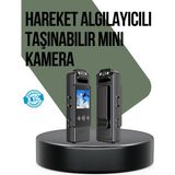 Teknodayım Gece Görüşlü Döngüsel Kayıt Destekli Mini Kamera - 1BW-Beyaz