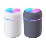 Teknodayım Hava Nemlendirici Buhar Makinesi LED Işıklı USB Dekoratif Nemlendirici - 0-Siyah