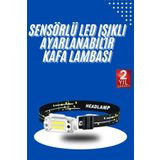 teknodayım Kafa Lambası, Su Geçirmez Kafa Feneri 3 Mod Aydınlatma