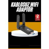 teknodayım Mbps Wifi Alıcı Kablosuz Wifi Adaptörü Çift Band Çift Antenli