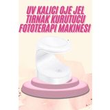 teknodayım Mini Taşınabilir Kalıcı Oje Jel Tırnak Kurutucu Fototerapi Makinesi