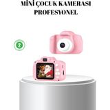 Teknodayım Pembe Mini Çocuk Kamera – 8mp, Video Kaydı,tf Kart Destekli - 1BW-Beyaz