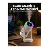 Teknodayım Rgb Işıklı Hava Nemlendirici Ultrasonik Teknoloji Ve Portatif Tasarım Yeni Nesil
