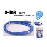 Teknodayım S-LINK SL-3040 Usb 3.0 A Tip B Tip Yazıcı Kablosu ( 1.5 Metre )