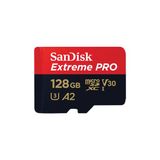 Teknodayım SanDisk Extreme Pro microSD UHS I Card 128GB for 4K on SmartP, Cam Drones 200MB/s R, 90MB/s W