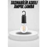 teknodayım Taşınabilir Askılı Ampul Kamp Lambası Askılı Type-C Şarjlı Bahçe Lambası
