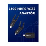 teknodayım USB WiFi Adaptör – 1200 Mbps Hız