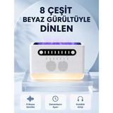 Teknodayım Uygun Simüle Alev Efektli Kablosuz Hoparlör Zamanlayıcılı Gece Lambası 2026