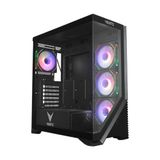 Teknodayım VENTO VG4202FLA ATX Tower, 850W 80+ Siyah, Temperli Cam, RGB, Mesh, ATX GAMING KASA