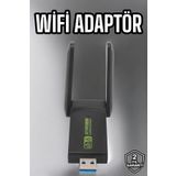 teknodayım Wifi Adaptör Çift Bantlı Kablosuz Wifi Adaptörü