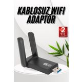 teknodayım Wifi Adaptörü Bt5.0 Wifi 2'si Bir Arada Çift Bantlı Çift Anten