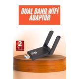 teknodayım Wifi Alıcı Dual Band Usb 3.0 Adaptör Kablosuz Windows 7/8/10/11