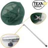 Teknodoğa 40X60 Teleskobik Balık Kepçesi Metal Vidalı Sap Yeşil