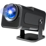 Teknodrone Vision Pro Taşınabilir Android Projeksiyon Wifi Destekli Akıllı Sinema Projektör Siyah Ultra HD