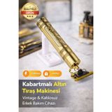 TeknoEser T9 Vintage Profesyonel Saç & Sakal Tıraş Makinesi – Şarjlı, Güçlü Motor, Sıfır Kesim