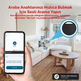 Teknofaji Android Telefonlar Için Navigasyon Takip Cihazı, Googlefindhub, Pixel Gms Için Konum Takip - siyah