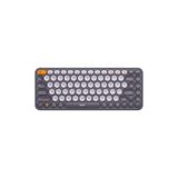 Teknofaji Bluetooth,kablosuz MacBook Için iPad Airpro Pc Tablet Dizüstü 2.4g Sessiz Klavye - Koyu Gri - Sarı